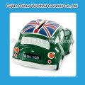 High quality ceramic jeep coin bank